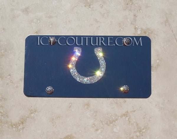 CUSTOM SYMBOL Crystallized License Plate - ICY Couture