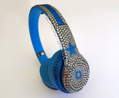 CUSTOM SYMBOL or INITIALS Crystal Headphones Designs. - ICY Couture
