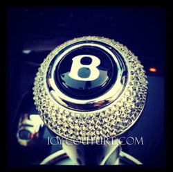 Diamond Clear Swarovski Crystals Bentley Gear shift