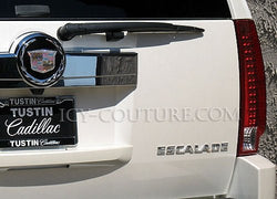 Rear View Cadillac Escalade Pink Bling Cadillac Emblem Custom Crystallized with Swarovski Crystals by ICY Couture