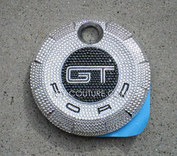 Crystallized Bling Round Ford GT trunk emblem bedazzled with Swarovski crystals