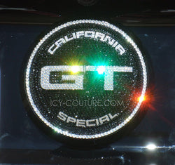 Custom Black Bling California GT (special edition) emblem Crystallized with Swarovski Crystals