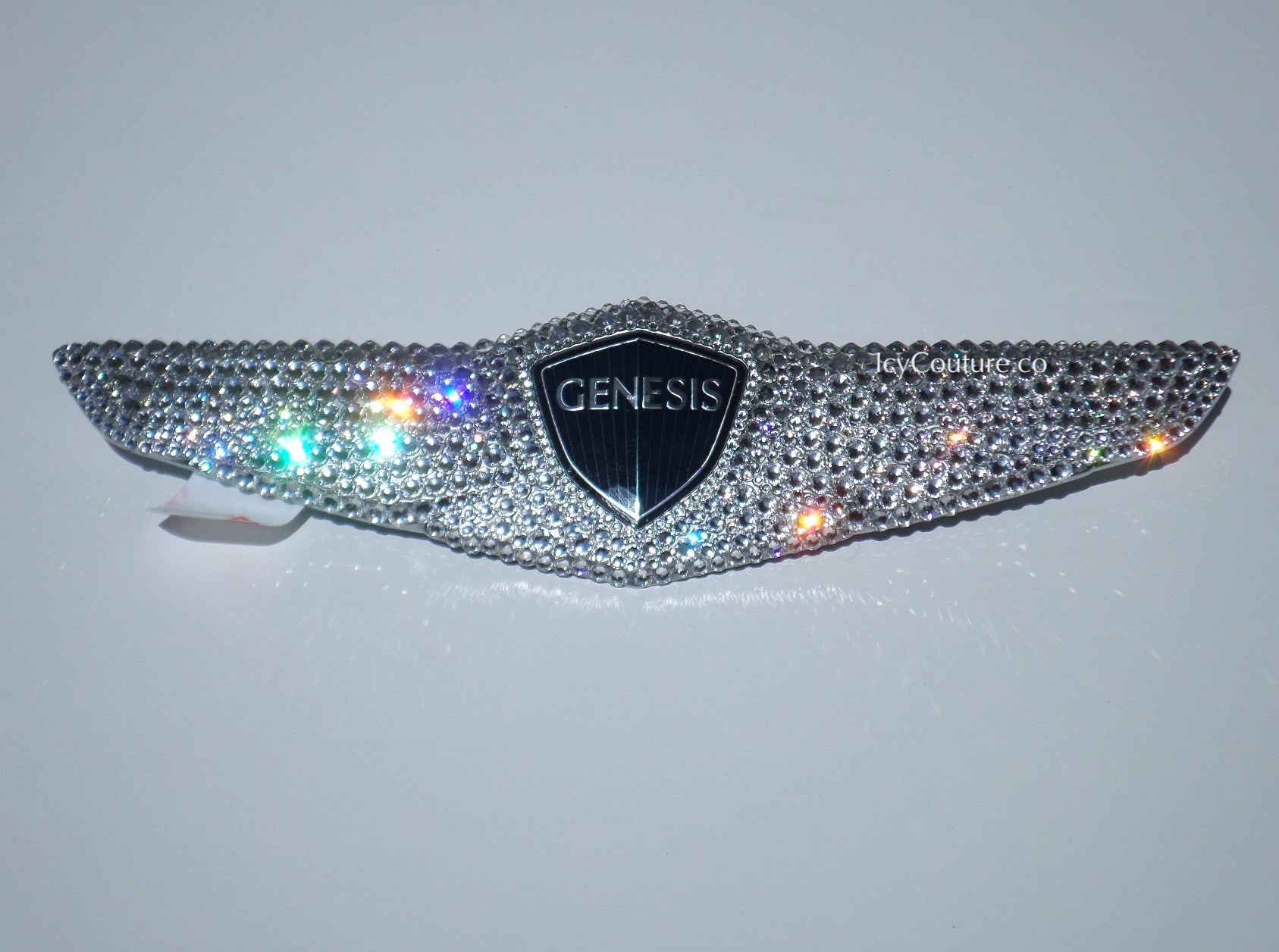 Genesis Emblem Customized with Swarovski Crystals Diamond Clear