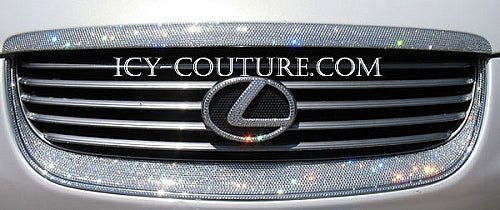Lexus Grille Fully Crystallized with Swarovski Crystals Diamond Clear