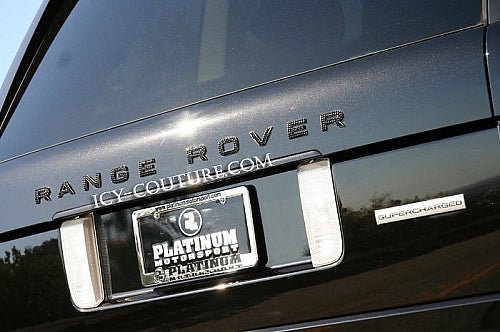 Black Crystal Range Rover Letters 