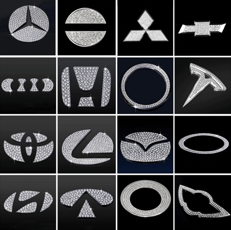 Diamond-looking Steering Wheel Bling Sticker for Various Cars - ICY Couture