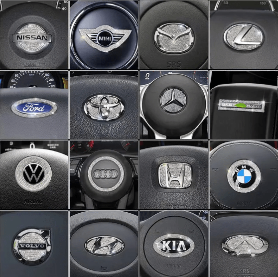 Diamond-looking Steering Wheel Bling Sticker for Various Cars - ICY Couture
