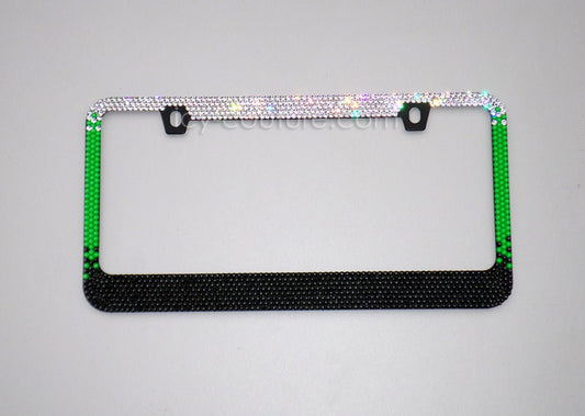 'Ferrari Drive Ombre' Crystal License Plate Frame - ICY Couture