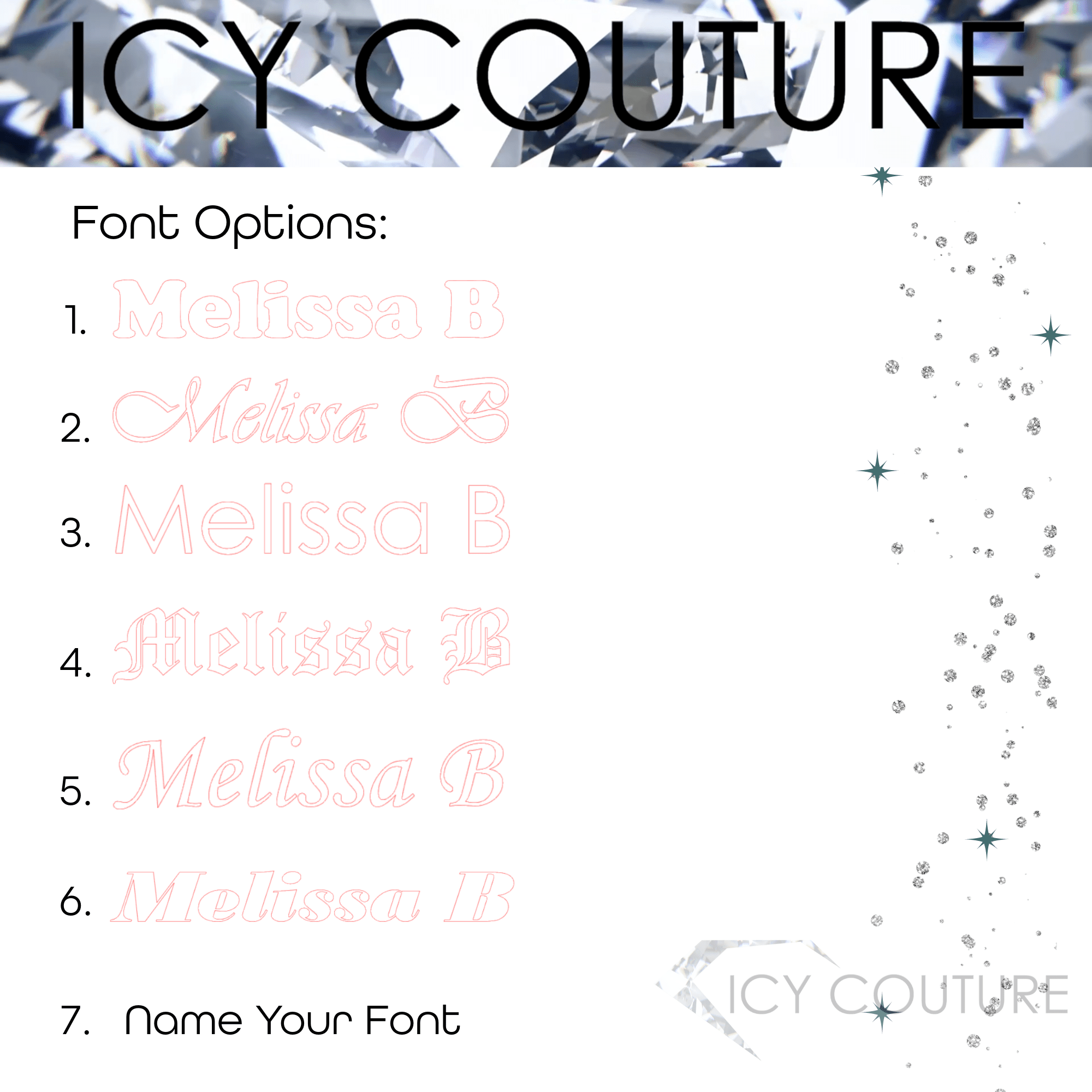 'Filled With Diamonds' Iced Coffee Cups with Dome Lids - ICY Couture