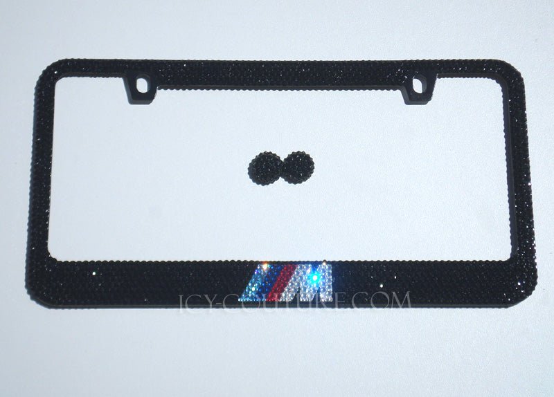 For BMW "M Frame" Rhinestone Bling License Plate Frame - ICY Couture