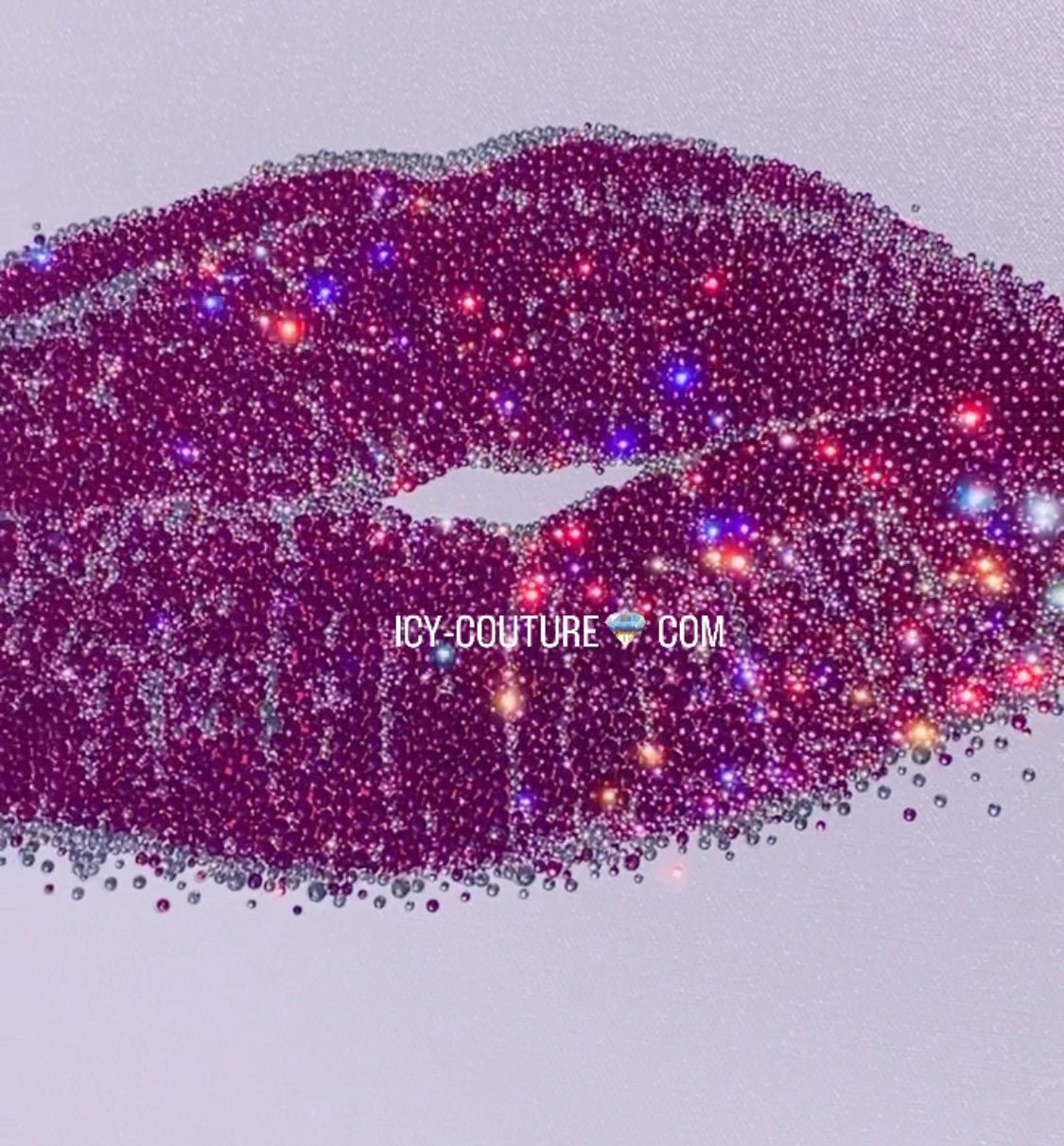 FOREVER KISS | Your Own Kiss Print Crystallized Wall Art - ICY Couture