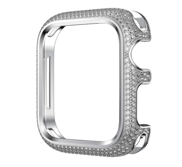 Fully Crystallized Cover for Apple iWatch: Rose Gold, Silver, Black - 38mm to 45mm. - ICY Couture