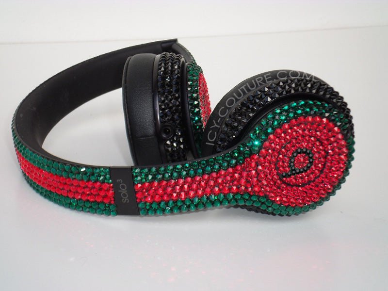 ICY HAUTE Crystal Designs on Headphones - ICY Couture