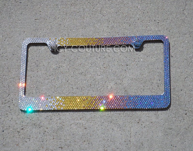 'Morning Down' Crystal License Plate Frame - ICY Couture