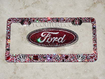 OLD HOLLYWOOD GLAM Crystal License Plate Frame - ICY Couture