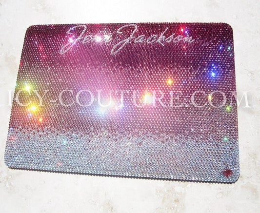 OMBRE Crystal Laptop Cover Design - ICY Couture