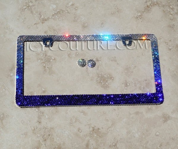 OMBRE DESIGN Crystal License Plate Frame - ICY Couture