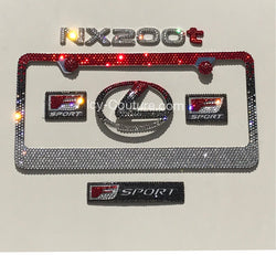 OMBRE DESIGN Crystal License Plate Frame - ICY Couture