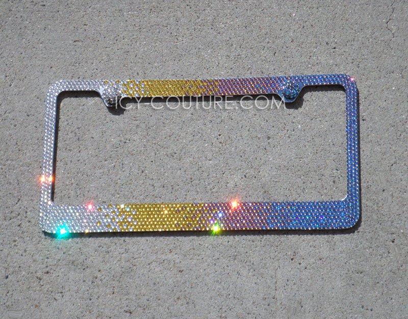 OMBRE DESIGN Crystal License Plate Frame - ICY Couture