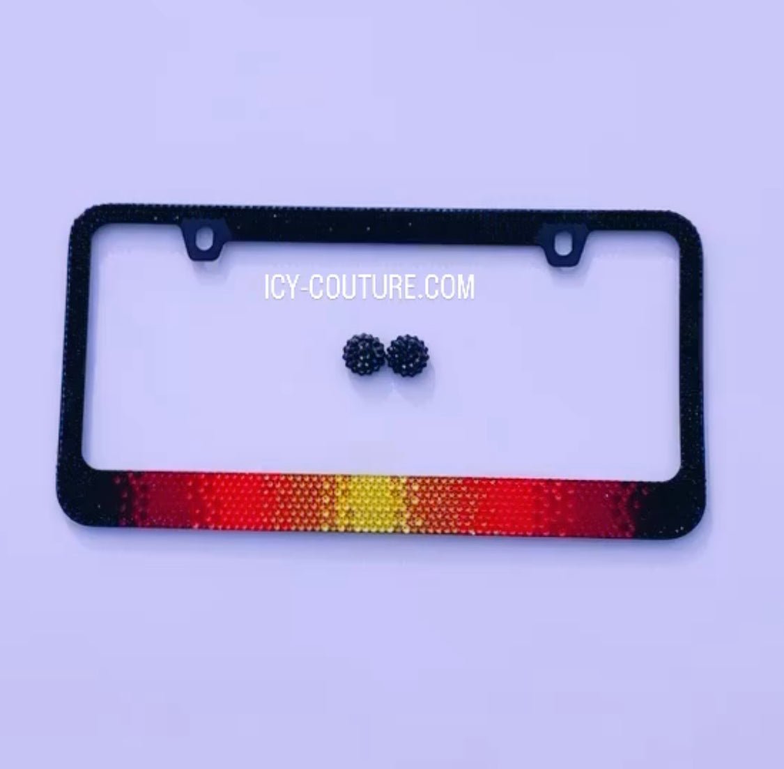 OMBRE DESIGN Crystal License Plate Frame - ICY Couture