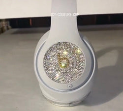 Partially Crystallized Headphones - ICY Couture