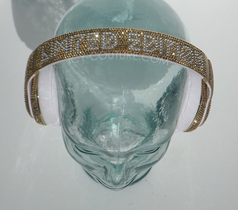 SOLID COLOR Crystallized Headphones. - ICY Couture