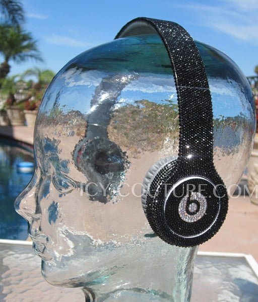 SOLID COLOR Crystallized Headphones. - ICY Couture