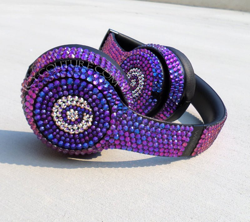 SOLID COLOR Crystallized Headphones. - ICY Couture