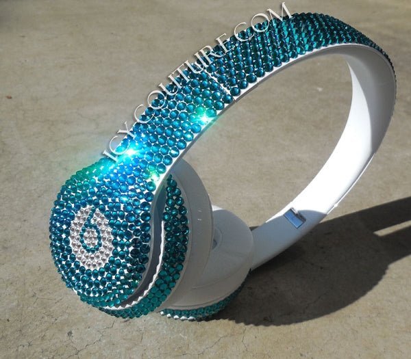 SOLID COLOR Crystallized Headphones. - ICY Couture