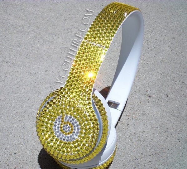 SOLID COLOR Crystallized Headphones. - ICY Couture