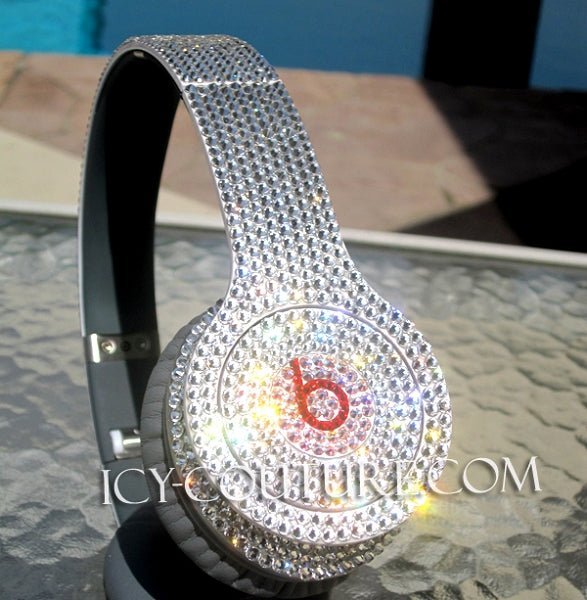 SOLID COLOR Crystallized Headphones. - ICY Couture