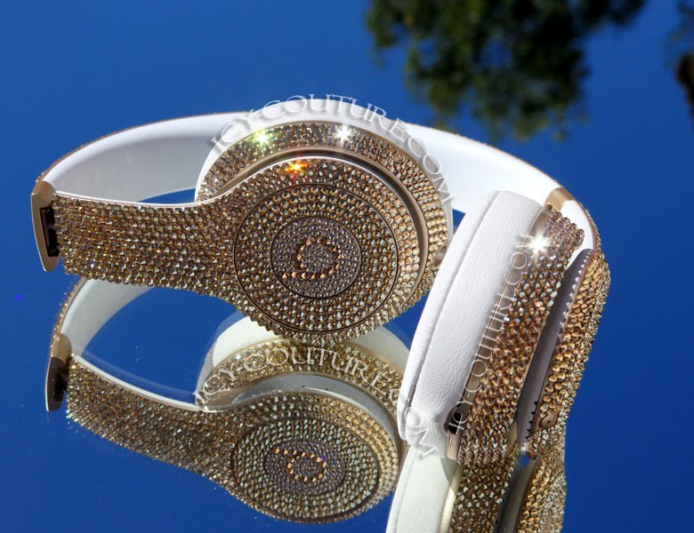 SOLID COLOR Crystallized Headphones. - ICY Couture