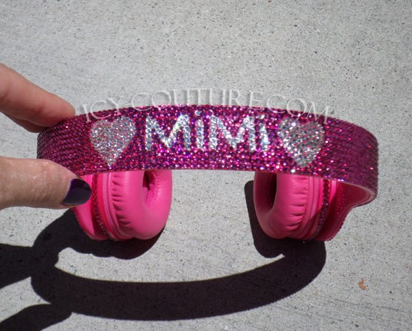 SOLID COLOR Crystallized Headphones. - ICY Couture