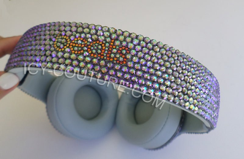 SOLID COLOR Crystallized Headphones. - ICY Couture