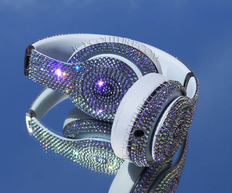 Paradise Shine Bedazzled Bling Beats Headphones custom crystallized with Swarovski Crystals | ICY Couture