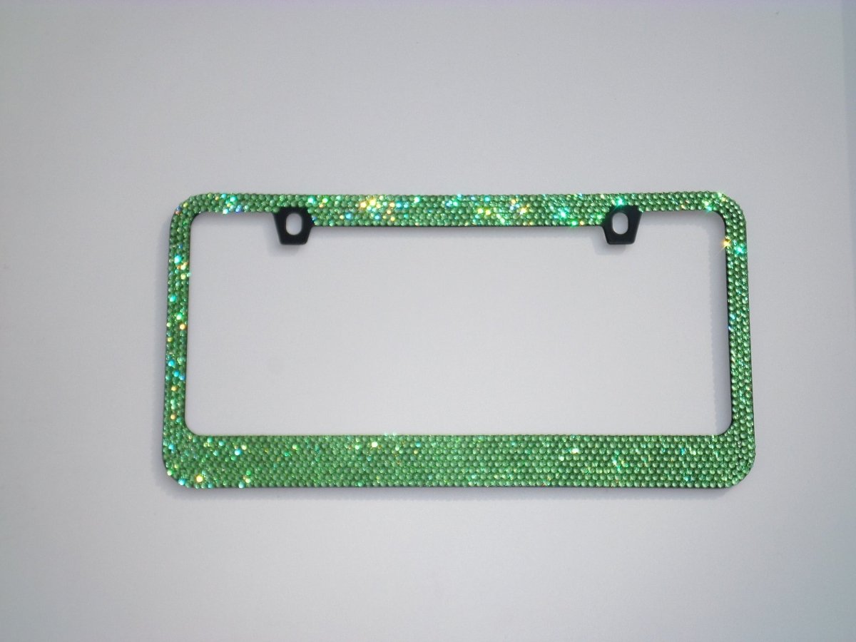 SINGLE COLOR Crystal License Plate Frame - ICY Couture