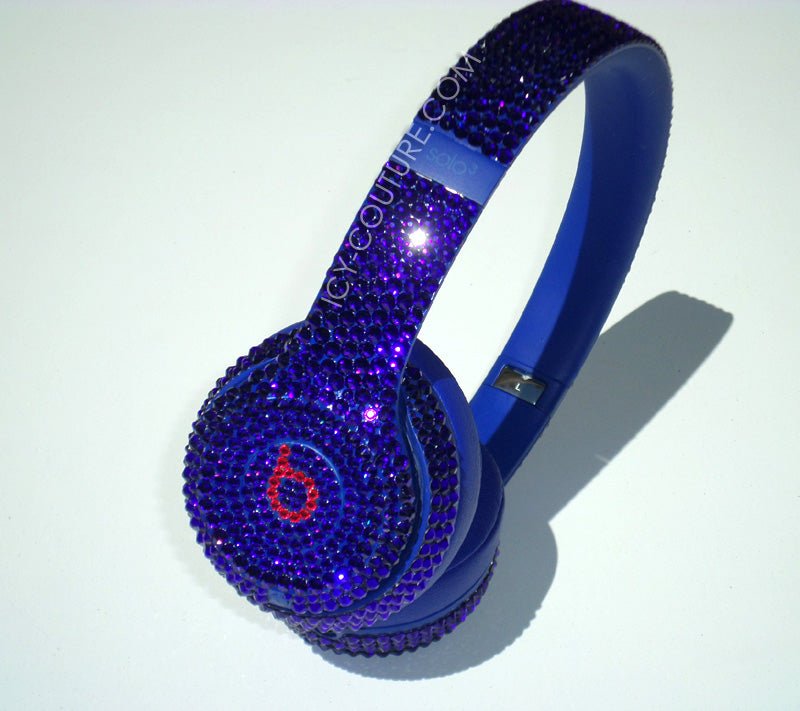 SOLID COLOR Crystallized Headphones. - ICY Couture