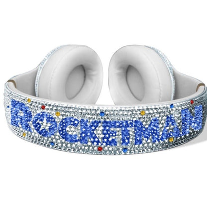 Rocketman Bedazzled Bling Beats Headphones custom crystallized with Swarovski Crystals or Premium Glass Rhinestones | ICY Couture