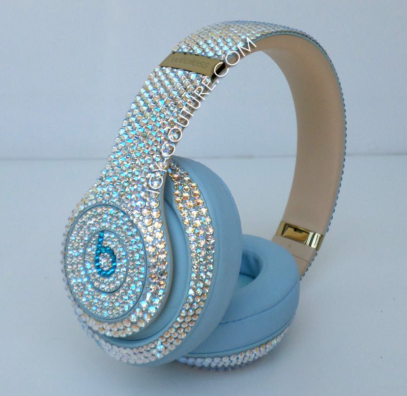 Crystal Shimmer Bedazzled Bling Beats Headphones custom crystallized with Swarovski Crystals | ICY Couture