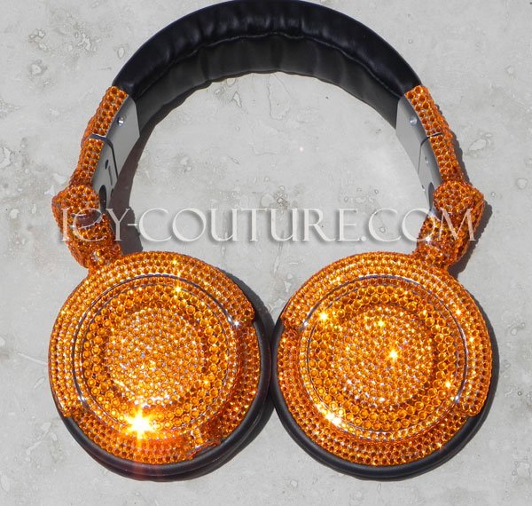 SOLID COLOR Crystallized Headphones. - ICY Couture