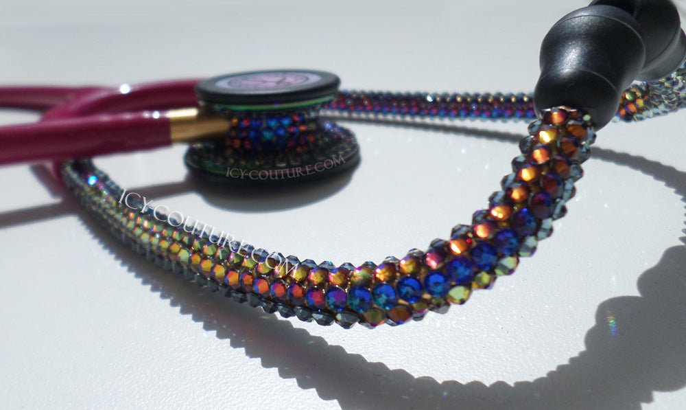 SOLID COLOR Custom Crystallized Stethoscope - ICY Couture