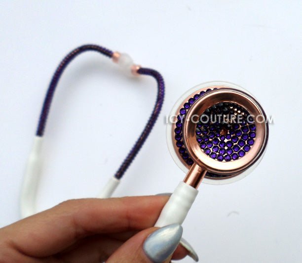SOLID COLOR Custom Crystallized Stethoscope - ICY Couture