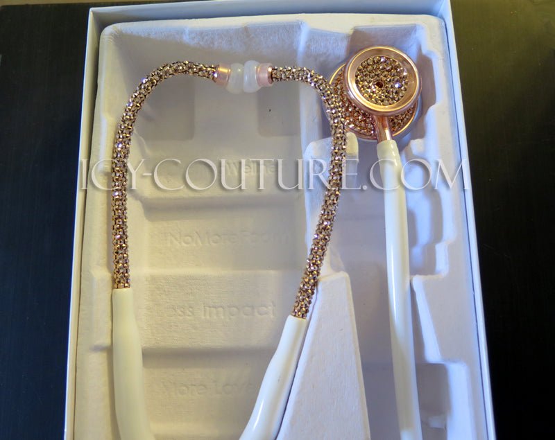 SOLID COLOR Custom Crystallized Stethoscope - ICY Couture