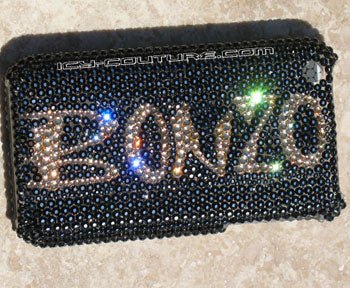 SOLID COLOR DESIGN Luxury Crystal Cell Phone Cover - ICY Couture