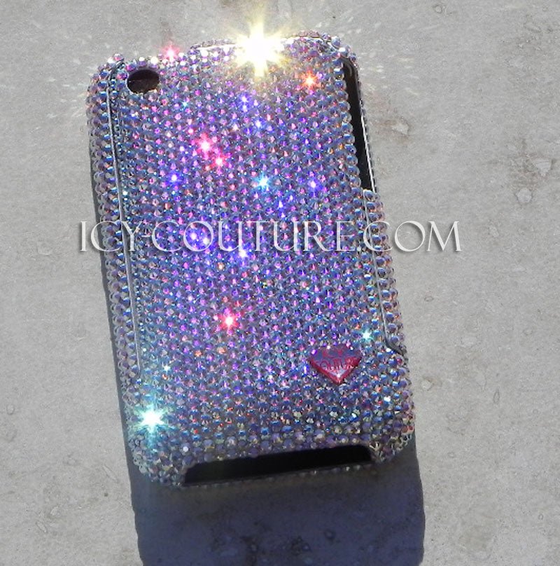 SOLID COLOR DESIGN Luxury Crystal Cell Phone Cover - ICY Couture