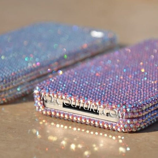 SOLID COLOR DESIGN Luxury Crystal Cell Phone Cover - ICY Couture
