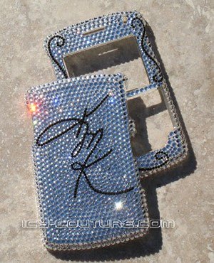 SOLID COLOR DESIGN Luxury Crystal Cell Phone Cover - ICY Couture