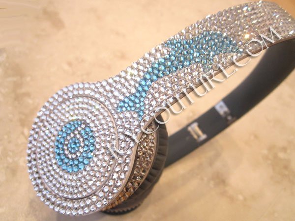 CUSTOM SYMBOL or INITIALS Crystal Headphones Designs. - ICY Couture