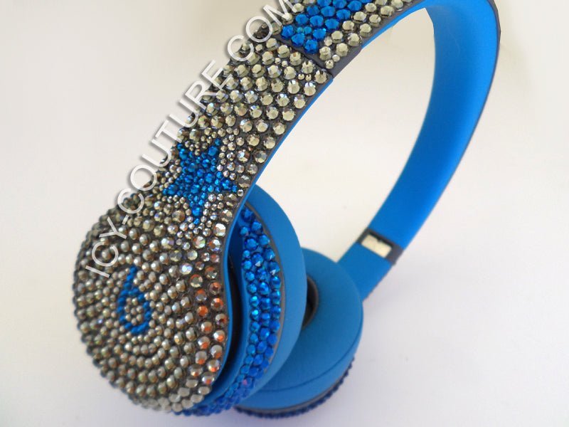 CUSTOM SYMBOL or INITIALS Crystal Headphones Designs. - ICY Couture
