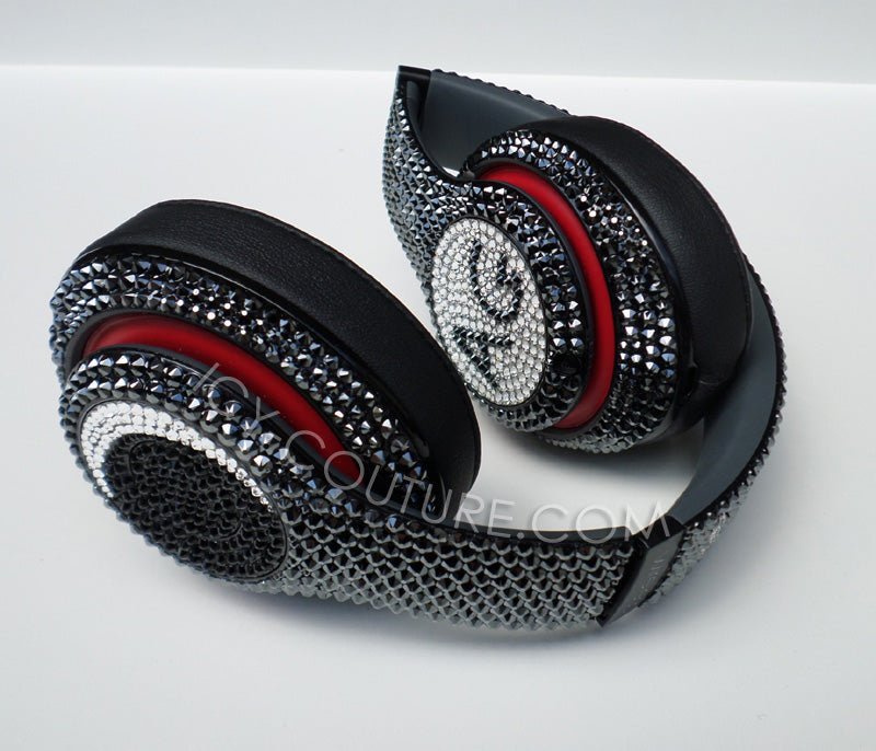 CUSTOM SYMBOL or INITIALS Crystal Headphones Designs. - ICY Couture